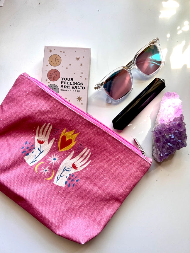 Meditate Zipper Pouch