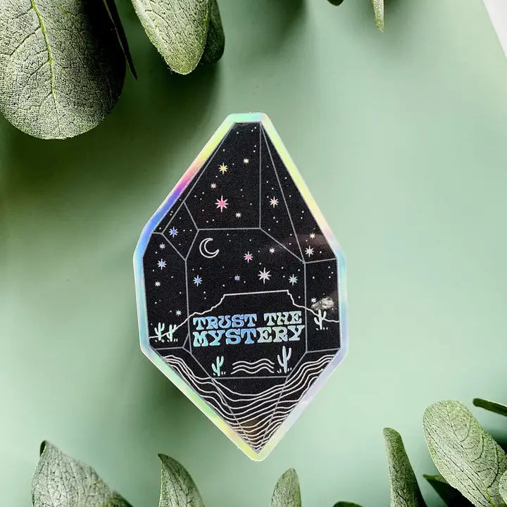 TRUST THE MYSTERY HOLOGRAPHIC STICKER