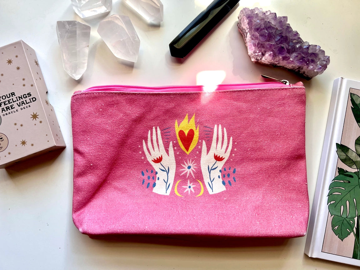 Meditate Zipper Pouch
