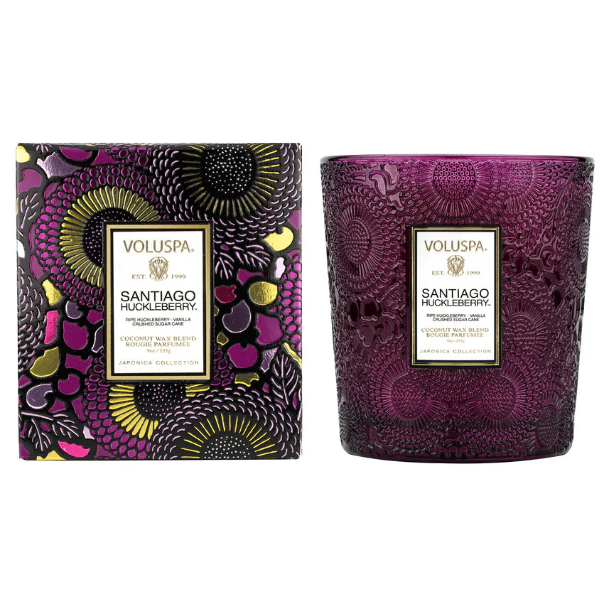 SANTIAGO HUCKLEBERRY CLASSIC JAR CANDLE