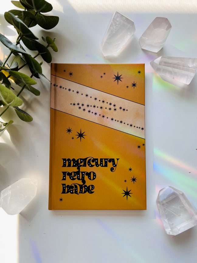 Mercury Retrobabe Lined Journal