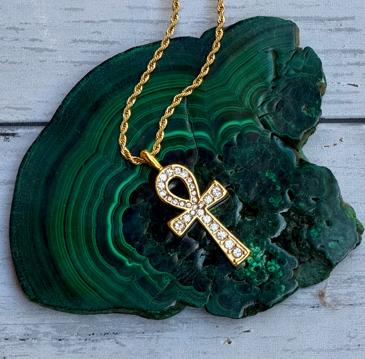 ANKH 18K PLATED NECKLACE
