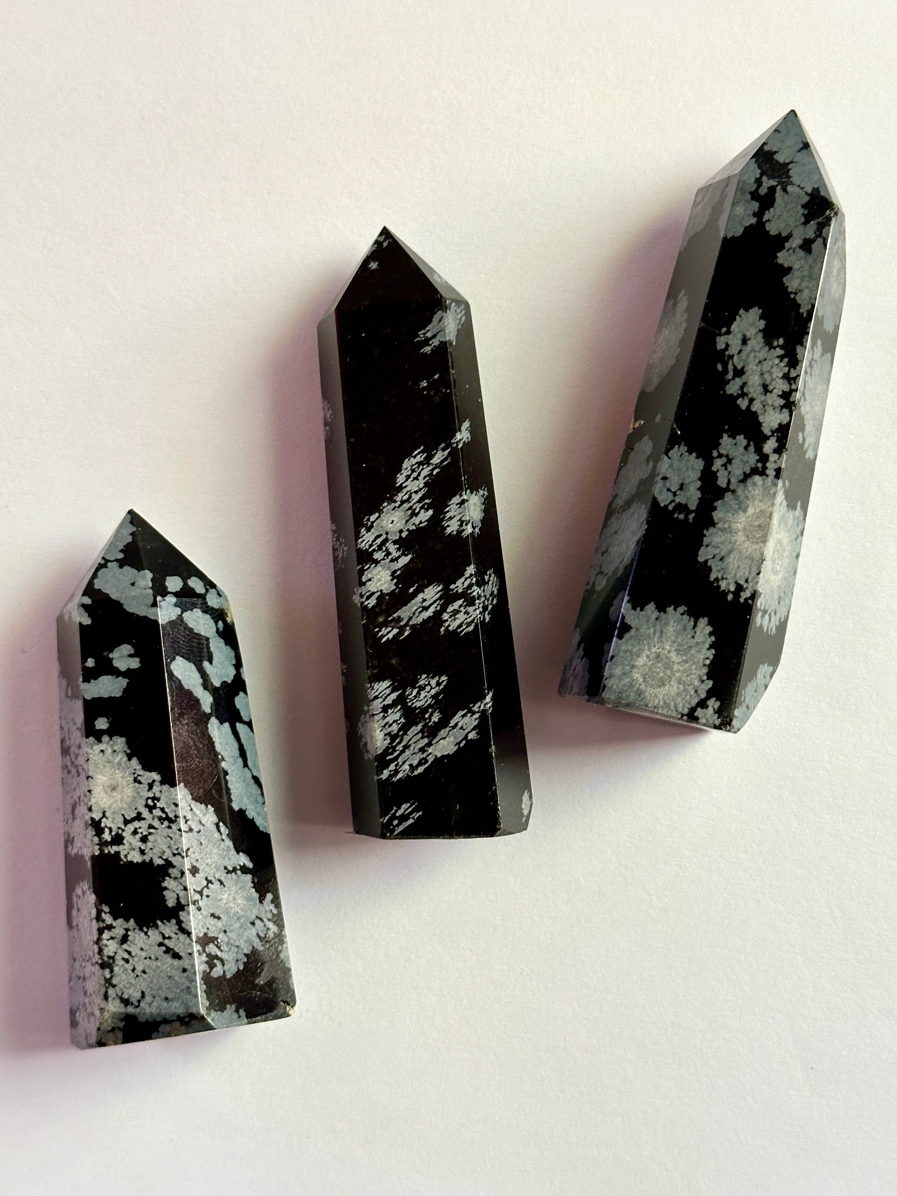 Snowflake Obsidian - Points