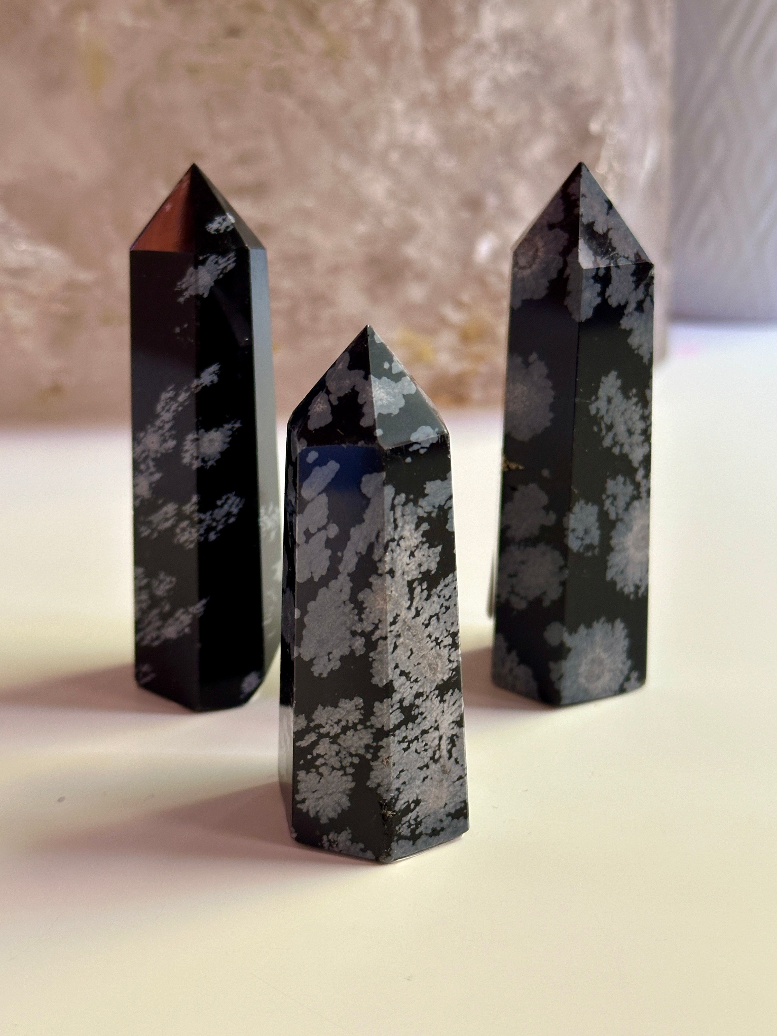 Snowflake Obsidian - Points