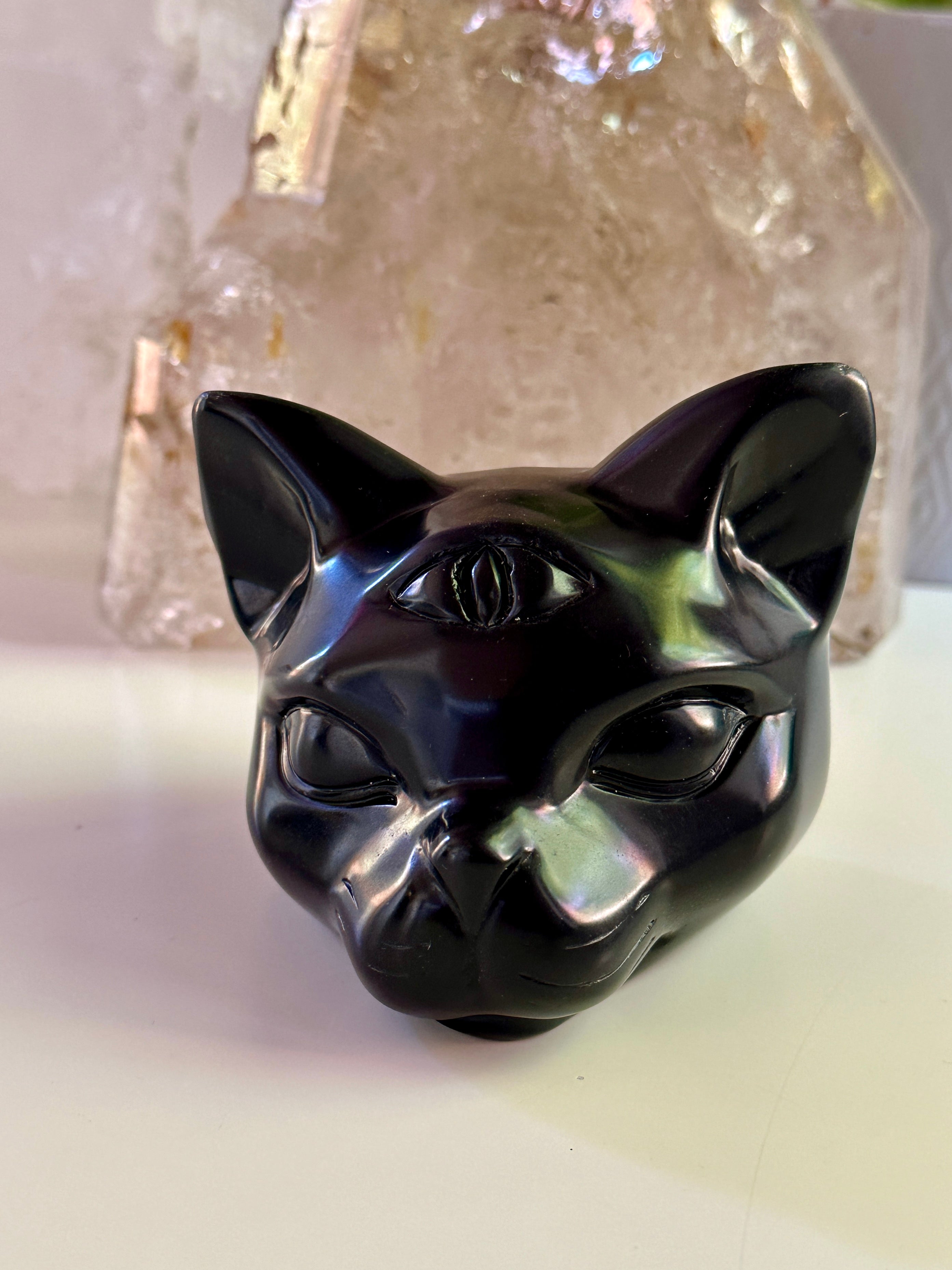 Obsidian - Cat Head