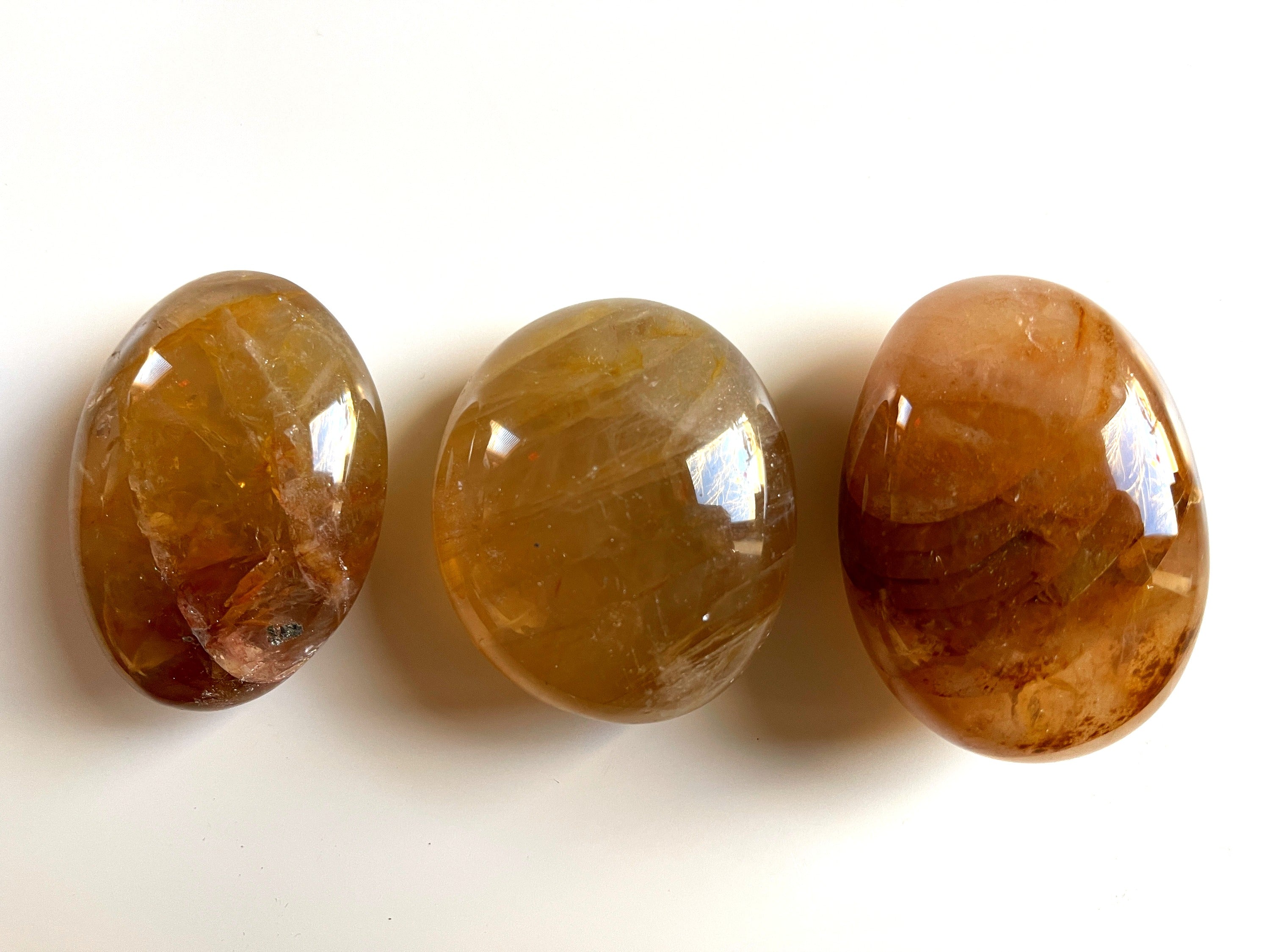 Golden Quartz Palmstone