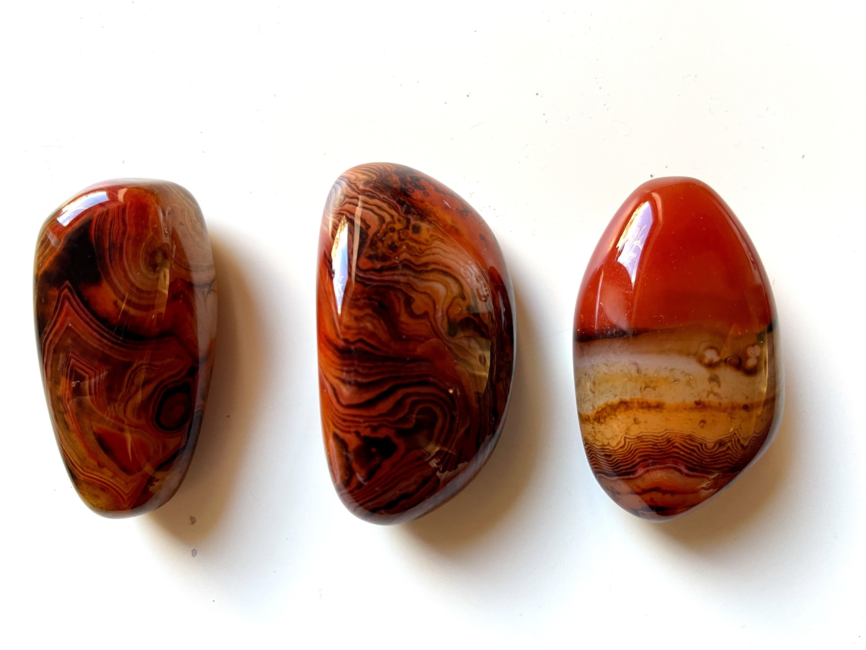 Red Banded Agate Palmstone
