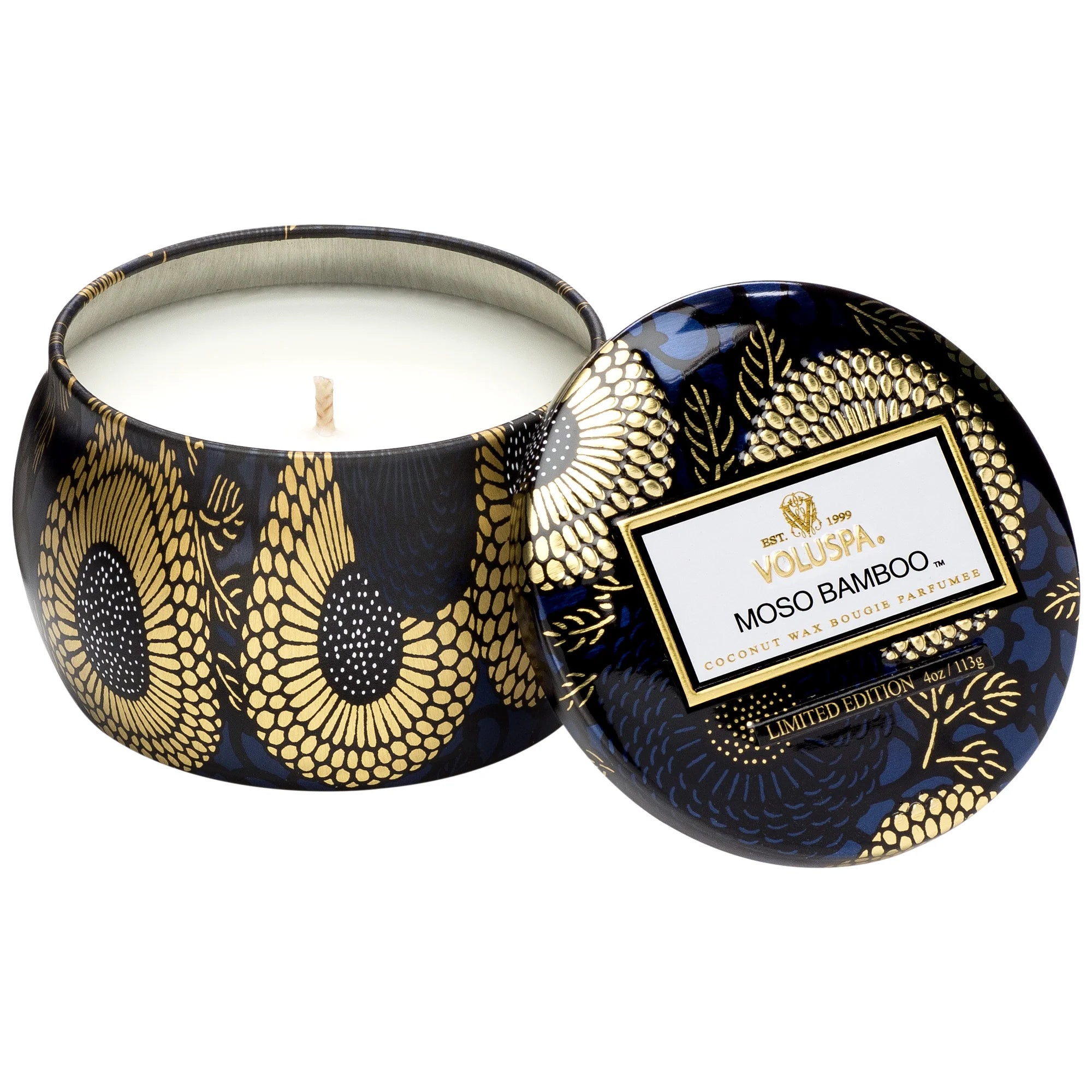 MOSO BAMBOO MINI TIN CANDLE