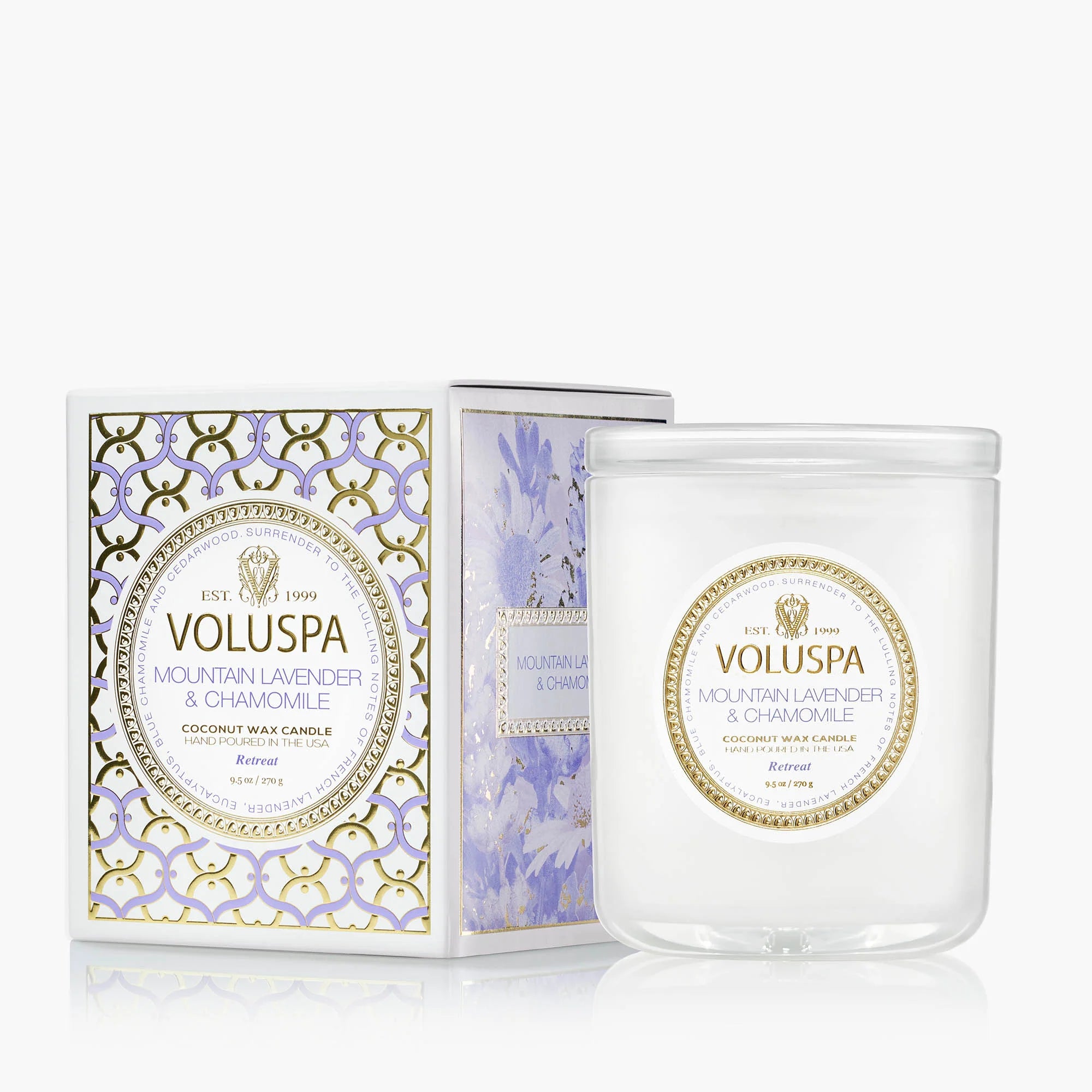 MOUNTAIN LAVENDER CHAMOMILE CLASSIC JAR CANDLE