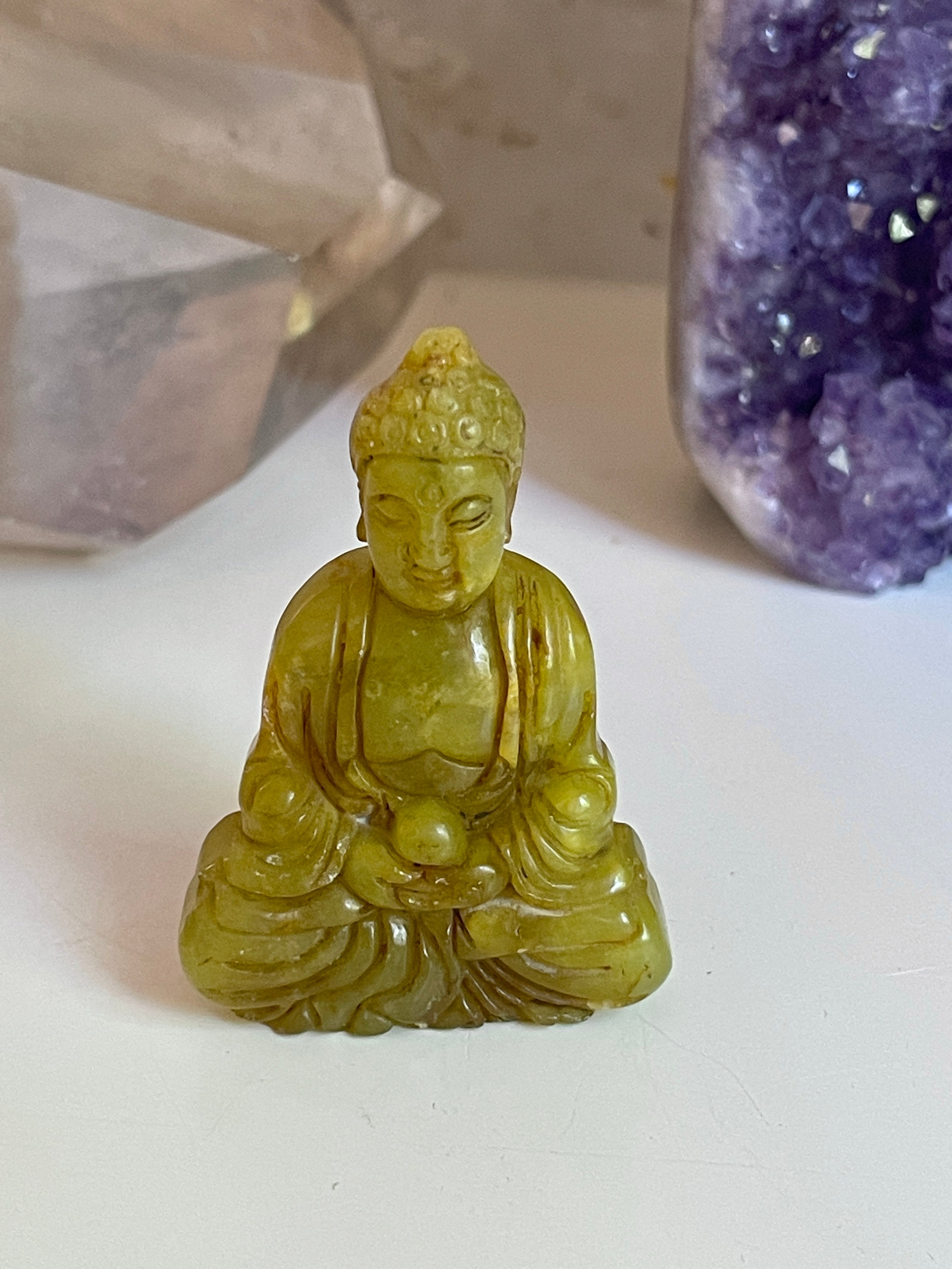 Buddha Statue - Butter Jade