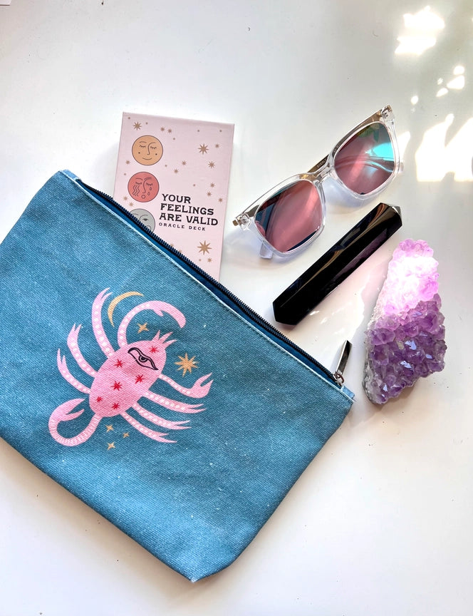 Celestial Scorpion Zipper Pouch