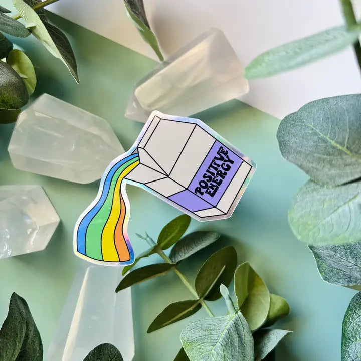 POSITIVE ENERGY HOLOGRAPHIC STICKER