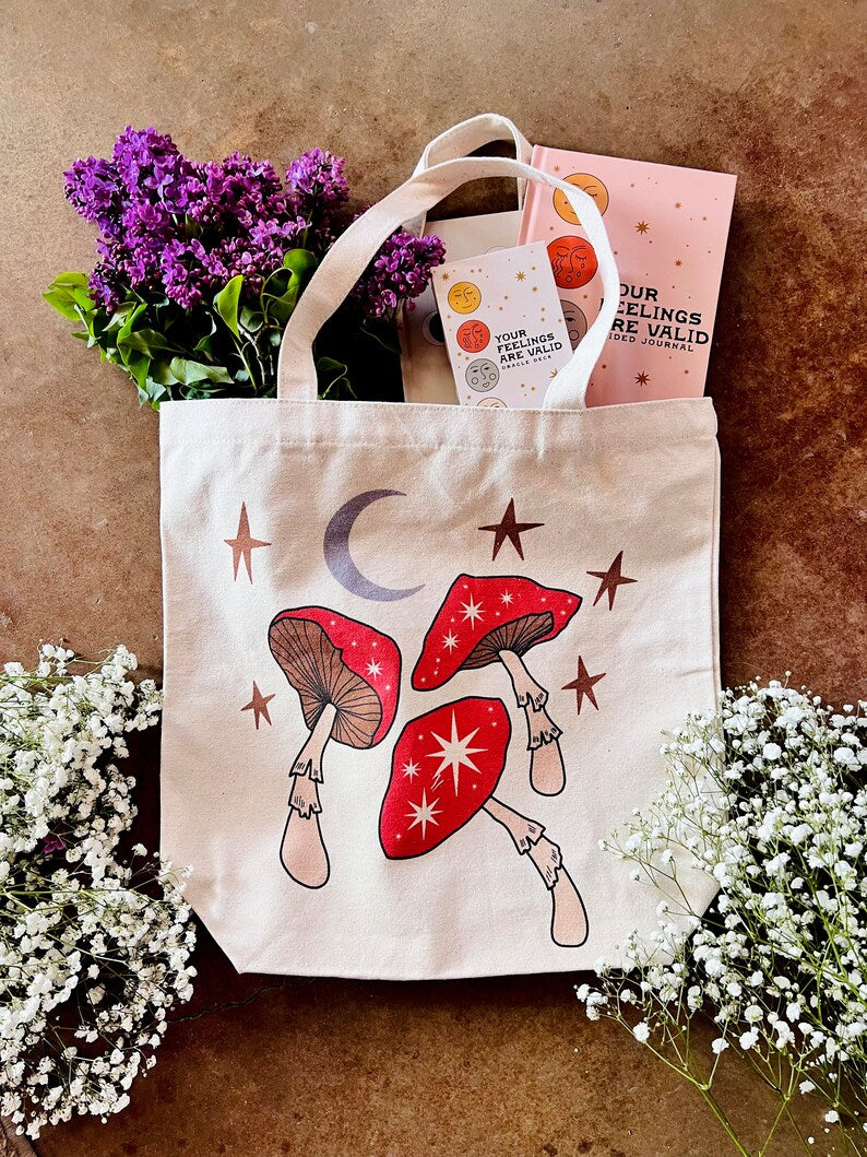 Dance Mushroom Tote Bag