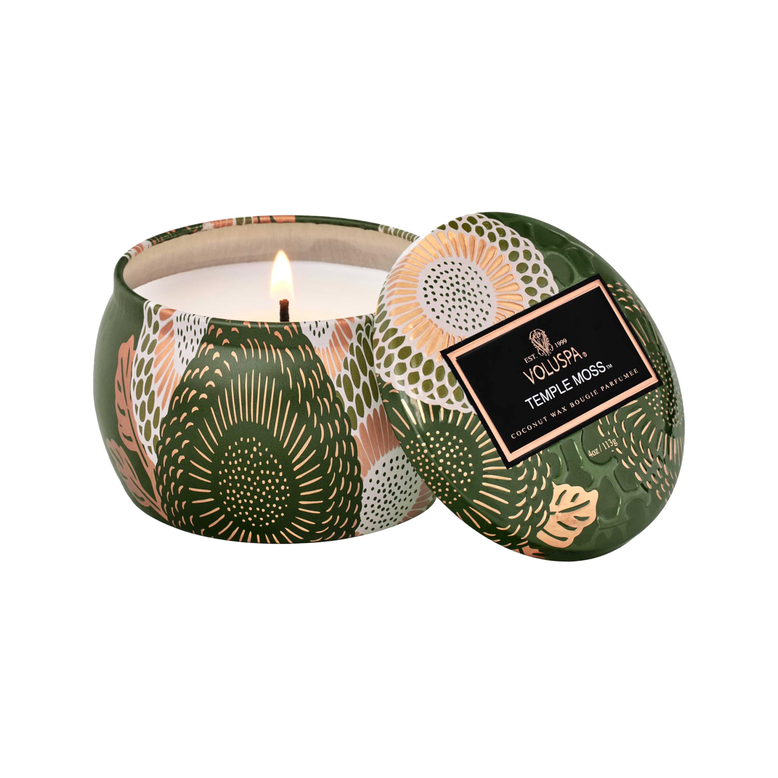 TEMPLE MOSS TIN CANDLE