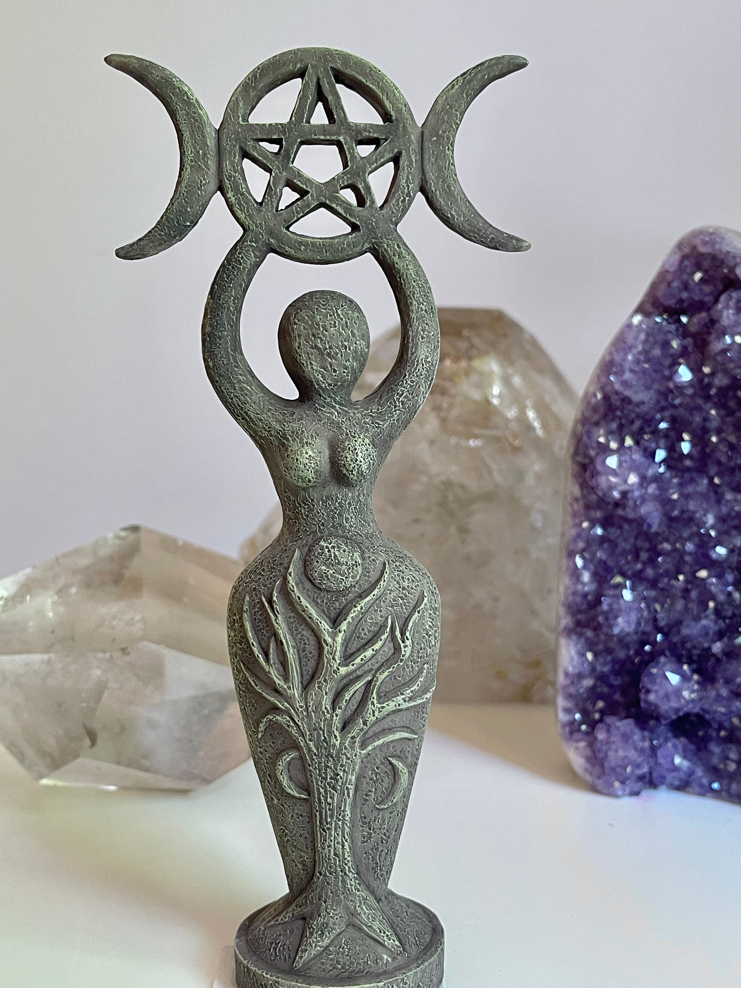 Spiral Goddess Statue