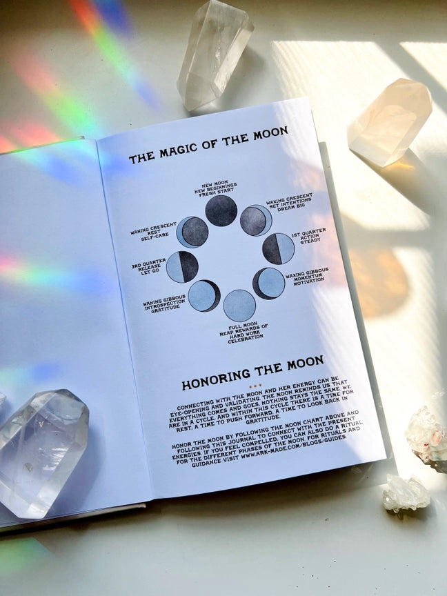 MOON CYCLES GUIDED JOURNAL
