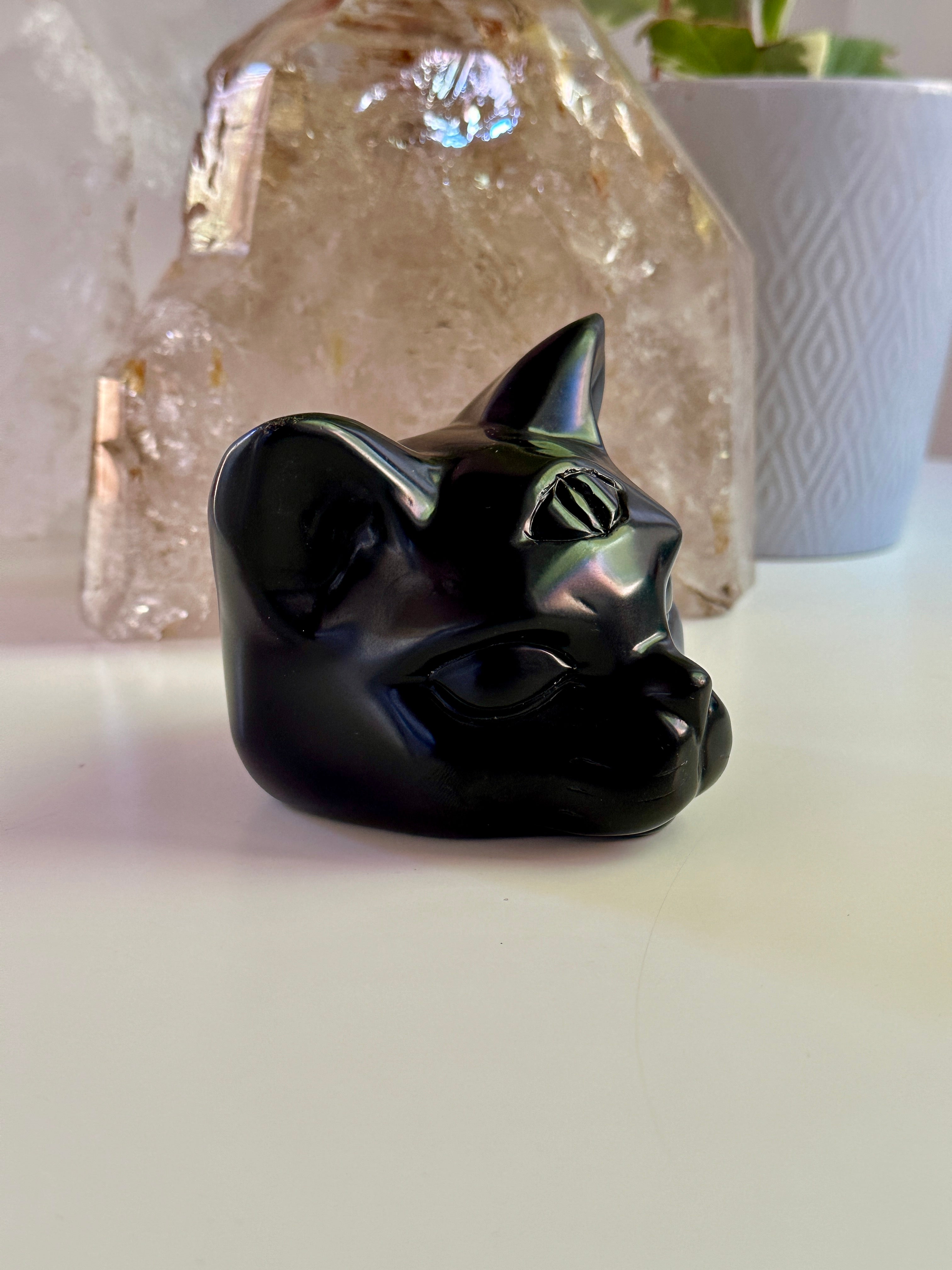 Obsidian - Cat Head
