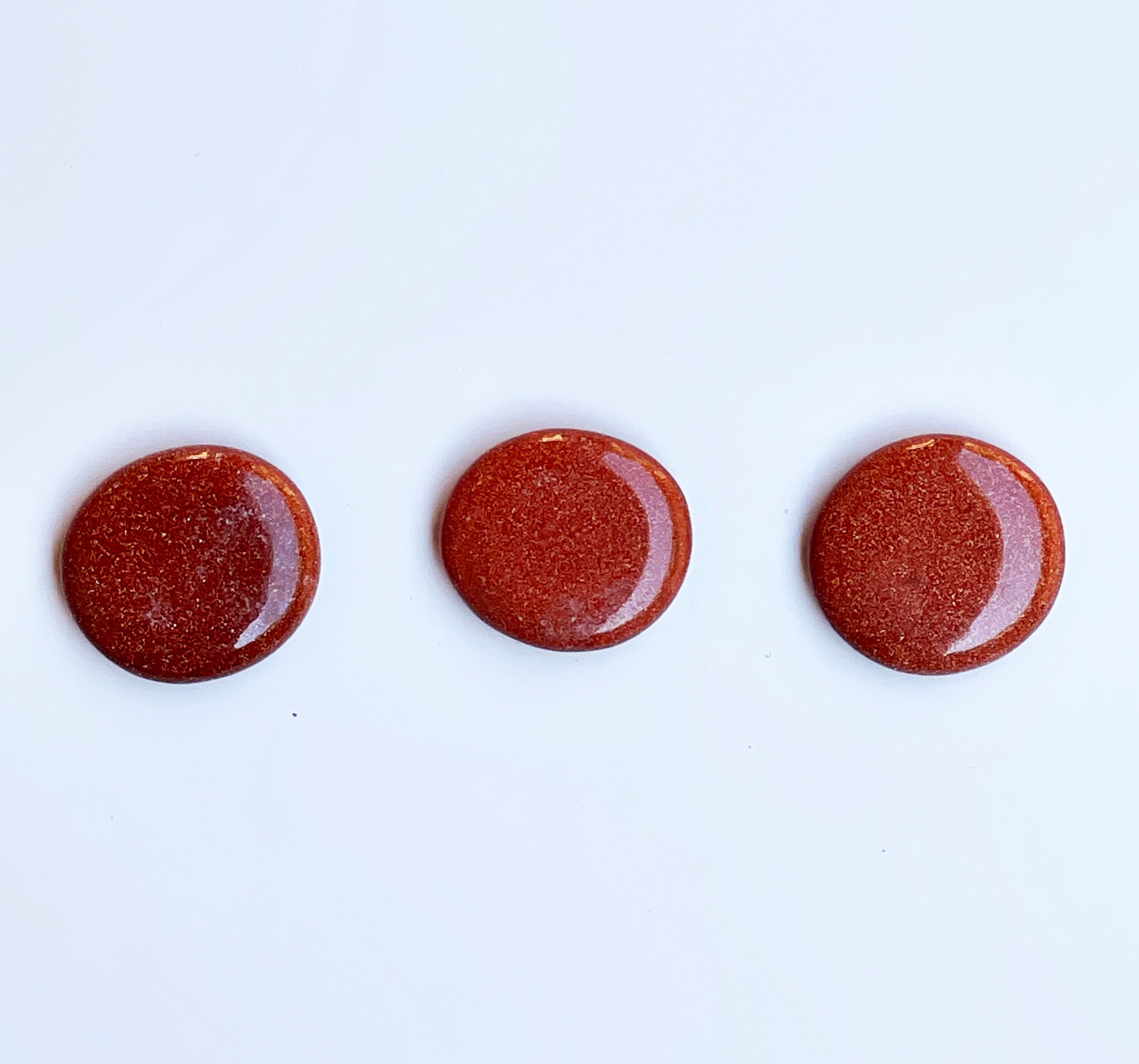 Red Goldstone - Pack of 3