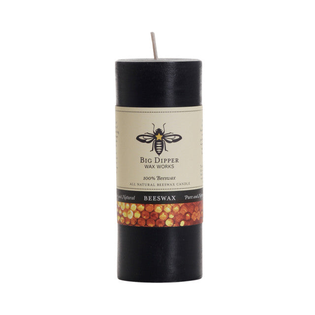 Beeswax Pillar Candles by Big Dipper Wax Works