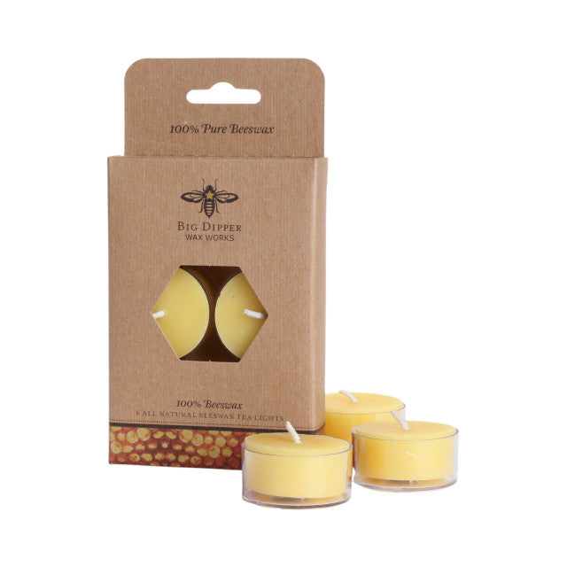 Beeswax Pillar Candles by Big Dipper Wax Works