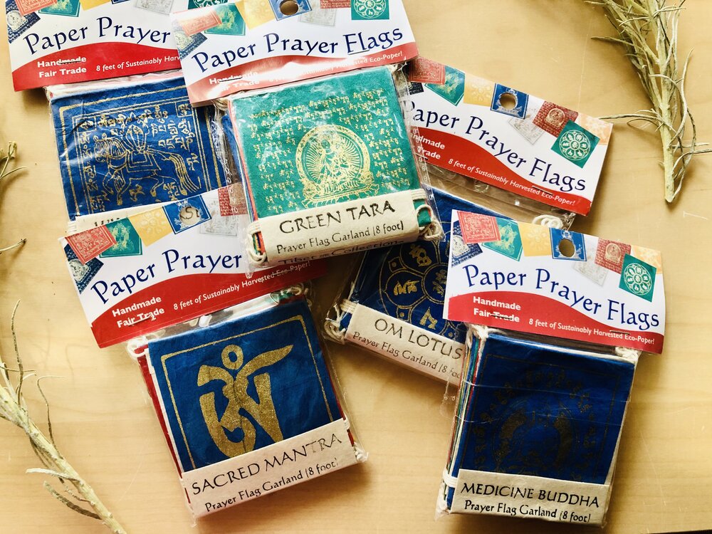 Small Paper Prayer Flags
