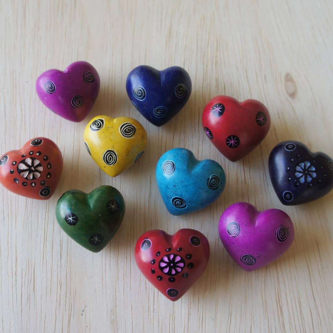 Tiny Hearts With Patterns